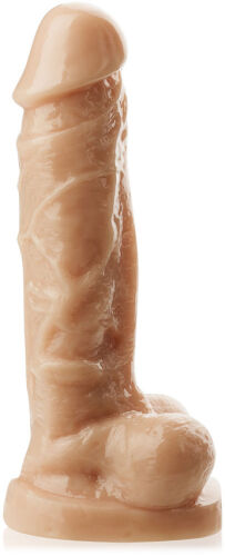 Żelowy ogromny penis z nabrzmiałą główką 28 cm – cielisty - 83032112