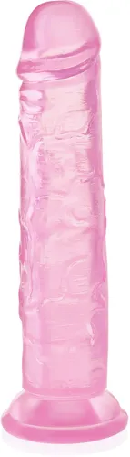 Sztuczny penis realistyczne dildo na mocnej przyssawce 19,5 cm - 73575628