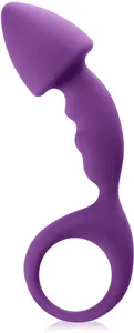 Fioletowy silikonowy korek, dildo, plug analny do sexpenetracji – 88426324