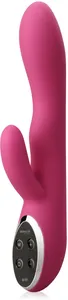 Niesamowicie zmysłowy silikonowy różowy wibrator – 10 funkcji wibracji - rwm 801 pink