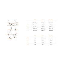 Obsessive prześwitująca koszulka nocna i stringi Novenes - 75200947 - 5