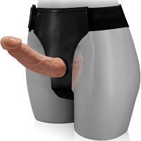 Strap-on dla kobiet podwójny penis na pasach do peggingu - 71762248 - 3