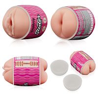 Dwustronny masturbator dla mężczyzn sztuczna pochwa - 77374708 - 4