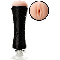 Duża sztuczna pochwa realistyczna cipka w tubie na przyssawce - 70294969 - 2