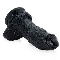 Fantasy dragon dildo gruby penis z przyssawką 17,5 cm - 72280287 - 4