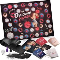 Za drzwiami sypialni, otwórz drzwi do niezapomnianych wrażeń - erotyczna gra planszowa 18+ - 77786503 - 2