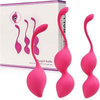 Wibrujące kulki gejszy - mocne mięśnie kegla - smukły kształt, progresywny trening cipki - 72277613 - 2