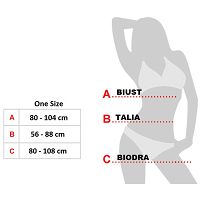 Odważne bodystocking z wycięciami i otworami - 58356027 - 4