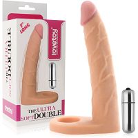 Wibrator analny na pierścieniu erekcyjnym strap-on analny – 76270597 - 2