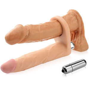WIBRATOR ANALNY NA PIERŚCIENIU EREKCYJNYM STRAP-ON ANALNY – 76270597
