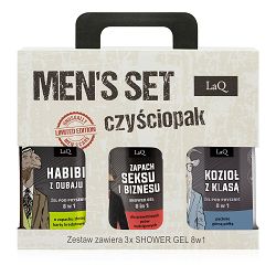 LAQ zestaw 3 żeli pod prysznic mężczyzn 3x500 ml - 79698032