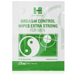 Orgasm control wipes 6 sztuk - chusteczki opóźniające wytrysk - 72454727