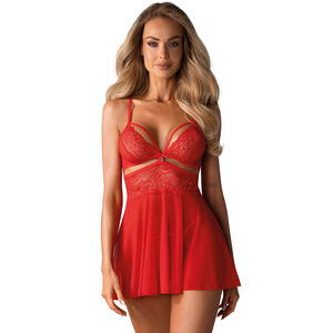 Obsessive koszulka babydoll i stringi 838-BAB-3 - 79188148