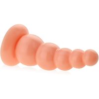 Dildo analne mięsisty kulkowy dong na przyssawce penetrator anusa - 71732874 - 2