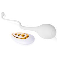 Wibrujące jajeczko plemnik biały 40 funkcji - 75622289 - 3