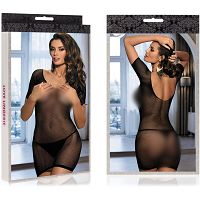 Siateczkowa sukienka bielizna erotyczna damska sexy koszulka – 79172699 - 3