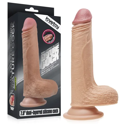 Rewolucyjne dildo penis z systemem innowacyjnej naturalności - 77668062