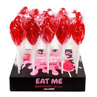 Lizak truskawkowy w kształcie waginy zabawny prezent - 75192835 - 3