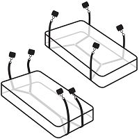 Aksamitny łóżkowy zestaw do krępowania rąk i nóg fetysz bondage bdsm sm - 58623081 - 2