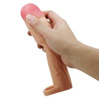 Cielista realistyczna nakładka powiększająca penisa + 7,6 cm - 73309188 - 5