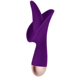 Wibrator g-spot język stymulator orgazmowy - 10 funkcji wibracji i pulsacji - 78307698