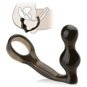 Pierścień erekcyjny z masażerem prostaty - lepszy orgazm u panów - wrd a06-65-180