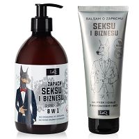 Wegański zestaw dla mężczyzn DOBERMAN żel+balsam - 71434049 - 5