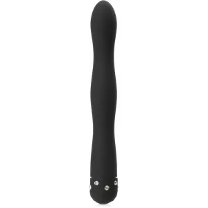 Stylowy wibrator z cyrkoniami piękny masturbator do waginy i analu - 77566834
