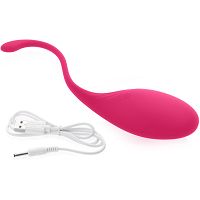 Silikonowe jajko sterowane aplikacją jajeczko wibrujące - 71479913 - 2