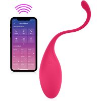 Silikonowe jajko sterowane aplikacją jajeczko wibrujące - 71479913 - 3