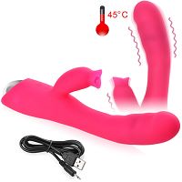 Wibrator z języczkiem 30 funkcji wibracji + funkcja grzania 78036922 - 2