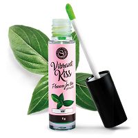 Vibrant Kiss Mint smakowy błyszczyk wibrator w płynie - 73321815 - 3