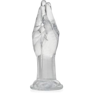 Żelowa dłoń do fistingu bdsm dildo ręka 1:1 na mocnej przyssawce - 70090448