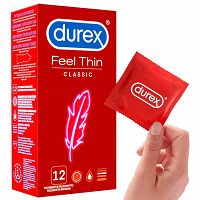 Durex Feel Thin Classic cienkie prezerwatywy 12 szt - 71681659 - 2