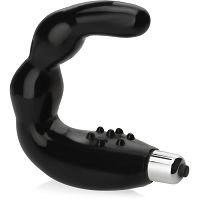 Duży czarny masażer prostaty z wypustkami - lbb 040019 - 3