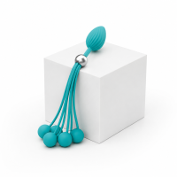 Wielofunkcyjny korek analny z wibrującymi kuleczkami 100 opcji - 79710396 - 3