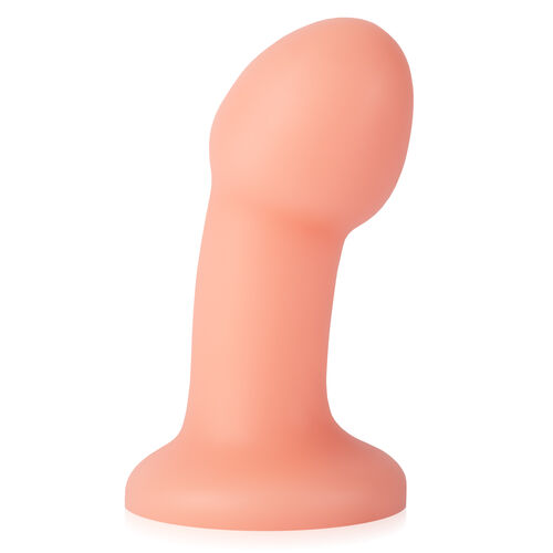 Korek analny na przyssawce mały penis cielisty 11,5 cm dildo - 76074031