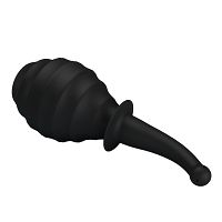 Czarny irygator gruszka do lewatywy do seksu analnego 330 ml - 72303103 - 4