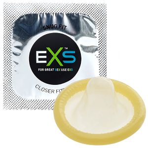 Prezerwatywa ciaśniejsza lepsze dopasowanie EXS SNUG - 72145681