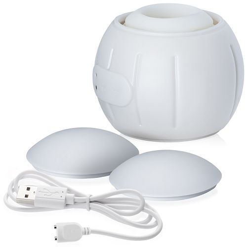 Dyskretny masturbator z wypustkami 6 opcji wibracji - 71720001