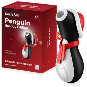 Satisfyer Penguin  masażer świąteczny pingwin do bezdotykowej stymulacji łechtaczki - 78373025