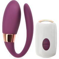 Zestaw Dla Par: Wibrator dla par, Żel, Karciana gra erotyczna, Korek i Kartka Okolicznościowa - 77649167 - 6