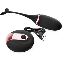 Sterowane pilotem jajko stymulujące do pochwy i anusa - 10 sex funkcji - 79566403 - 3