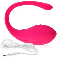 Różowe jajeczko stymulujące 9 opcji + aplikacja - 77232716 - 2