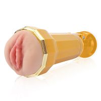 Realistyczna sztuczna pochwa Carina z regulowaną przyssawką i wibracjami - 79767946 - 2