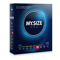 Prezerwatywy 60 mm Joy Division My Size PRO 3 szt. - 73270093 - 2