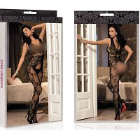 Bodystocking erotyczne body z otwartym krokiem obcisły kombinezon - 79609956 - 3