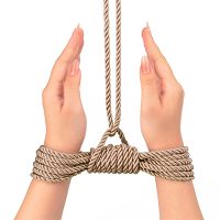 Rebellion beżowa lina do krępowania bondage BDSM 10 m - 77126084 - 2