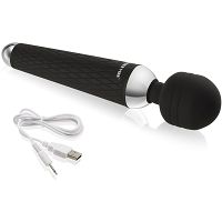 Silikonowy masażer - wibrator 10 programów - podświetlany led - 72389837 - 2