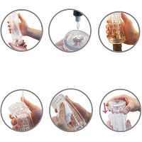 Dyskretny masturbator żelowy z wypustkami miękka galaretka w tubie - 72916525 - 4